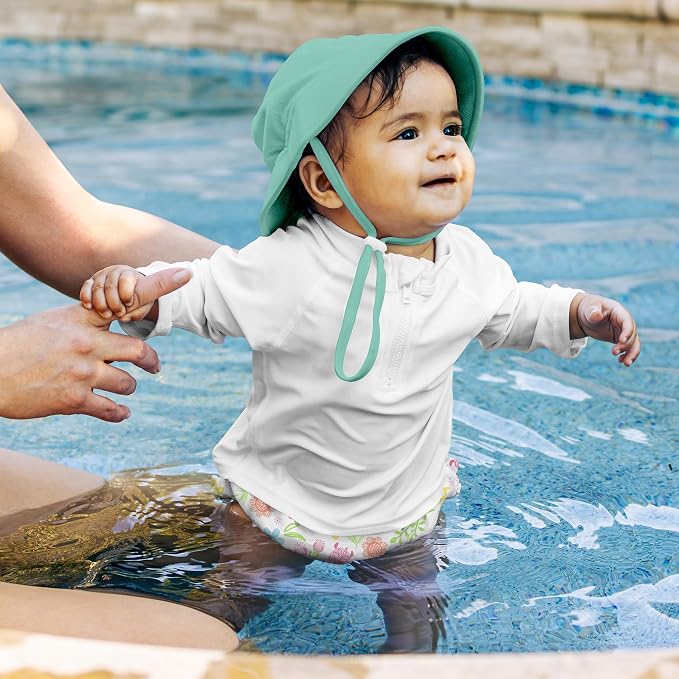 green sprouts Baby Toddler Eco Ruffle Snap Swim Diaper - Image 3