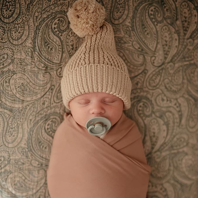 FRIGG Rope Natural Rubber Baby Pacifier | Made in Denmark | BPA-Free - Image 4