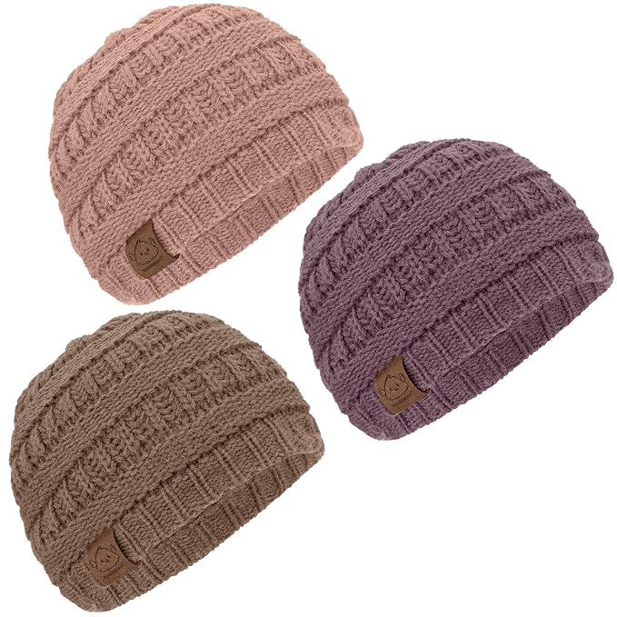 3-Pack Baby Beanies for Boys, Girls by KeaBabies
