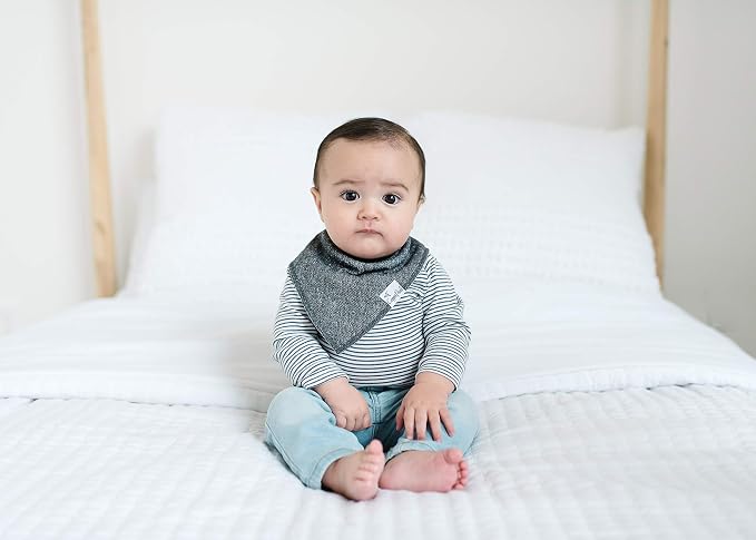 Copper Pearl 4 Pack Soft Cotton Baby Bibs - Image 5