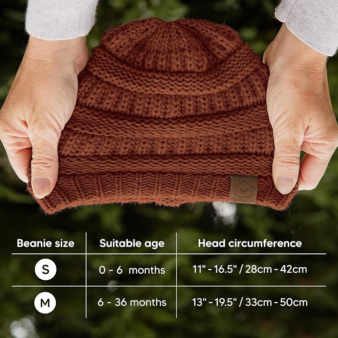 3-Pack Baby Beanies for Boys, Girls - Image 5