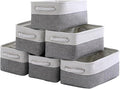Fabric Storage Bins 12x8x5 inch by Sacyic