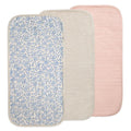 mushie Waterproof Changing Pad Liners | 100% Organic Cotton | Set of 3 by mushie