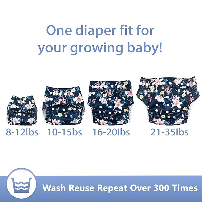 Leekalos Cloth Diapers Reusable - Image 4