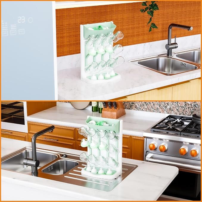Yieach Larger Vertical Baby Bottle Drying Rack - Image 8