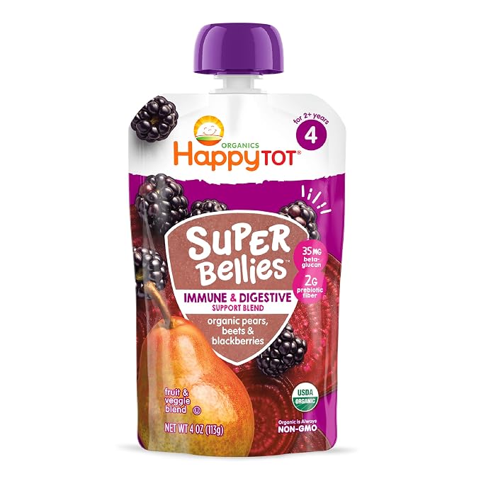 Happy Tot Organics Stage 4 Baby Food Pouches, Gluten Free, Vegan Snack - Image 6