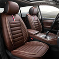 OASIS AUTO Car Seat Covers Premium Waterproof Faux Leather Cushion Universal by OasisAuto