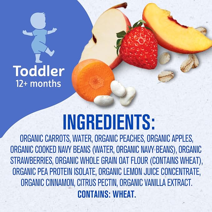 Gerber Toddler Food, Organic Summer Fruit and Veggie Smash Puree Pouch - Image 9