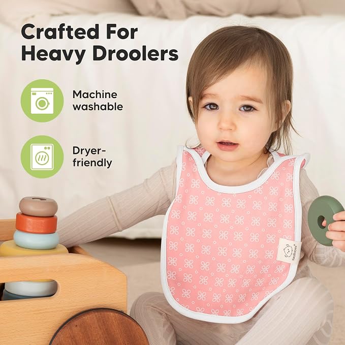KeaBabies 8-Pack Baby Bibs for Boys, Girls - Image 6