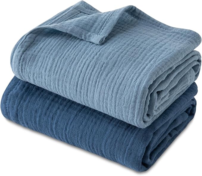 GLLQUEN BABY Muslin Swaddle Blankets, Breathable Swaddle Wrap by GLLQUENBABY