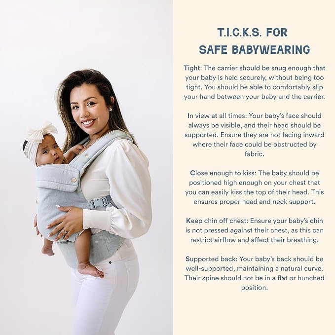 Ava & Oliver Essential Baby Carrier – Ergonomic, Hip-Healthy Soft Structured - Image 7
