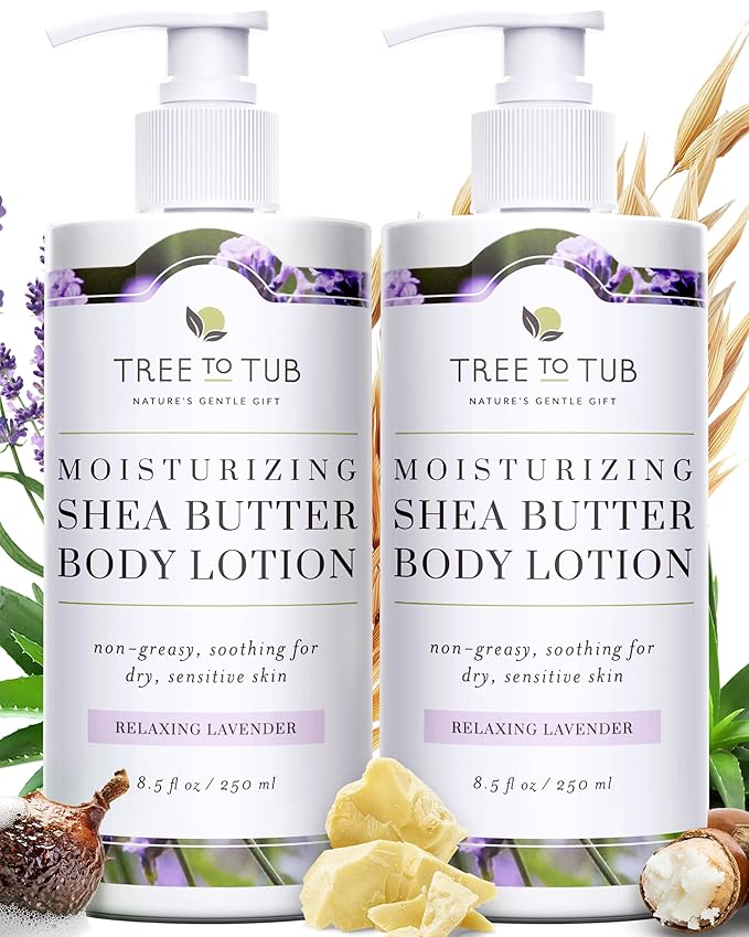 Tree to Tub Lavender Shea Butter Body Lotion by TreeToTub
