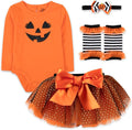Baby Girl Holiday Outfit 4-Piece Set – Long Sleeve Bodysuit, Tutu Skirt & by BabyEssentialsNotJusttheBasics
