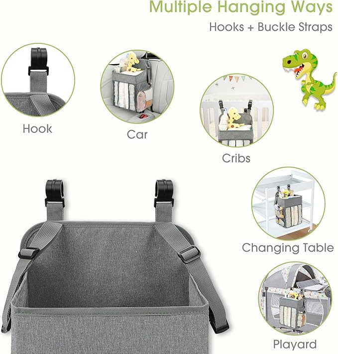 Maliton Changing Table Diaper Organizer - Image 3