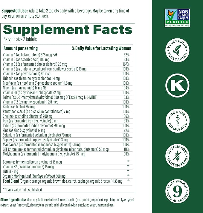 MegaFood Baby & Me 2 Postnatal Vitamins - Image 2