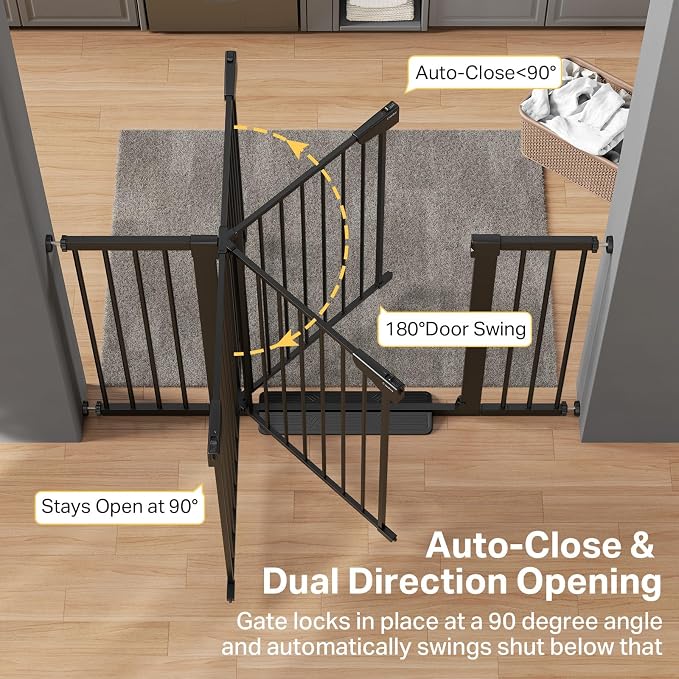Cumbor 29.7"–51.5" Extra Wide Baby Gate - Image 4