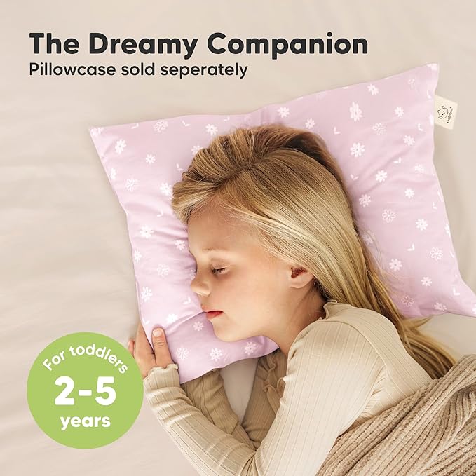 KeaBabies 2-Pack Toddler Pillow 13x18 - Image 2