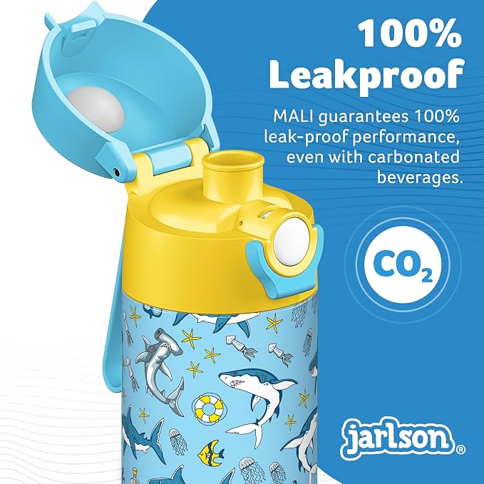 Jarlson® Mali Children's Water Bottle, Thermal Stainless Steel Water Bottle - Image 6