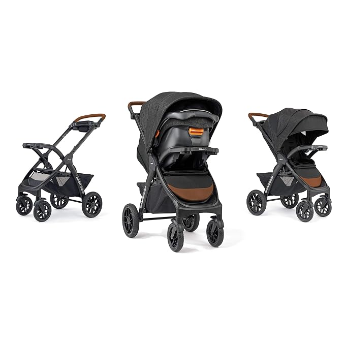 Chicco Bravo Primo Trio Travel System, Bravo Primo Quick-Fold Stroller - Image 12