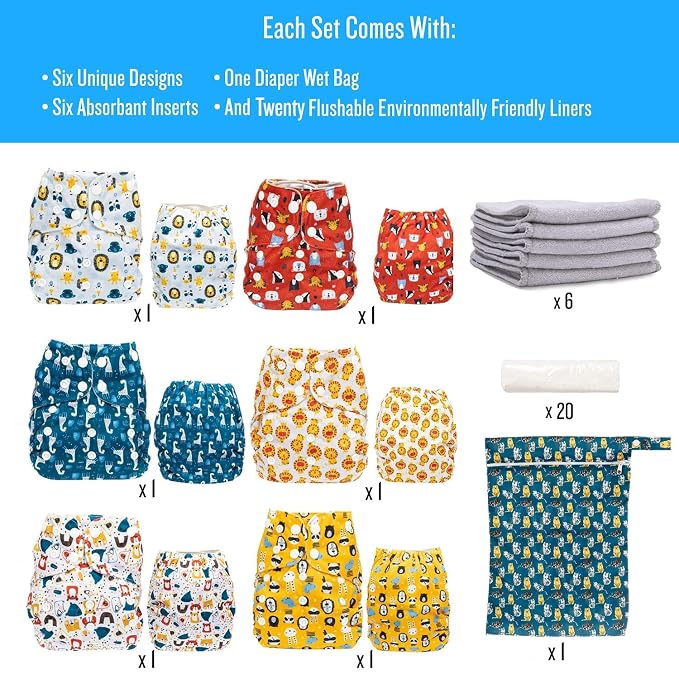 Simple Being Reusable Cloth Diapers, Double Gusset, One Size Adjustable - Image 5