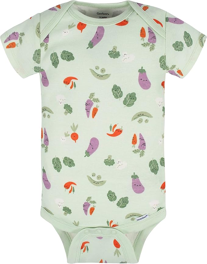 Gerber unisex-baby 8-pack Short Sleeve Onesies Bodysuits - Image 4