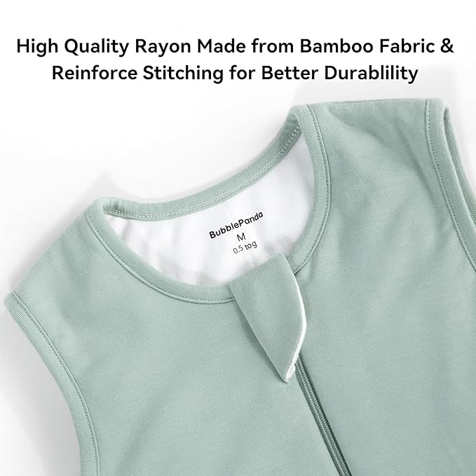 BubblePanda Rayon Made from Bamboo Toddler Sleep Sack - Image 6