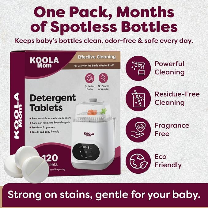 KOOLAMom Baby Bottle Washer Detergent Tablets - Image 4