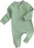 Kuriozud Newborn Infant Unisex Baby Boy Girl Clothes Button Romper Jumpsuit by Kuriozud