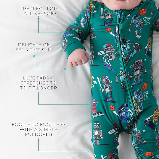 Posh Peanut Convertible Baby Sleepers - Image 7