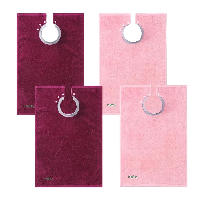 MATZ Terry Towel Snap On Toddler & Baby Bibs | by MATZProductsLLC