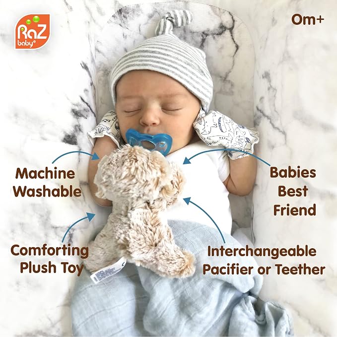 RaZbaby Penguin RaZbuddy w/RaZberry Teething Relief Pacifier – Soothes Sore - Image 2