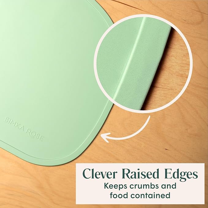 Simka Rose Silicone Baby Placemats That Stick to Table - Image 6