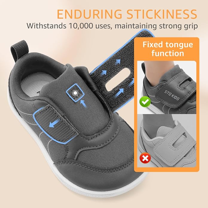 Toddler Wide Toe Box Barefoot Shoes Boys Girls Sneakers Kids Tennis Shoes - Image 8