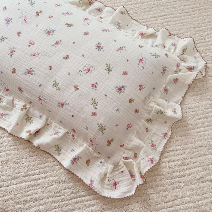 BuLuTu 100% Cotton Standard Pillow Case - Image 3