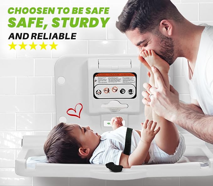 Alpine Wall Mounted Baby Changing Station - Image 9