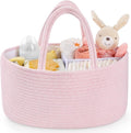 Maliton Baby Diaper Caddy Organizer, Cotton Rope Diaper Caddy Basket, Large by Maliton
