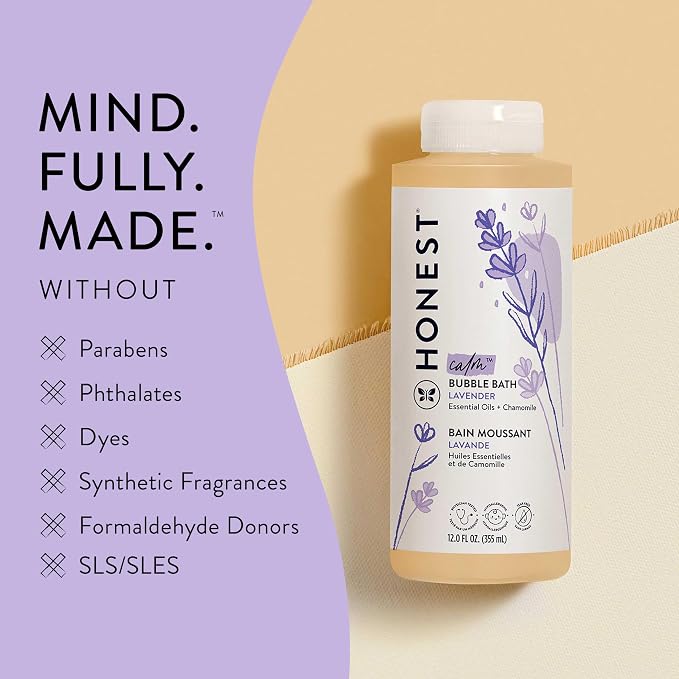 The Honest Company Foaming Bubble Bath, Gentle Tear-Free Hypoallergenic Baby - Image 5