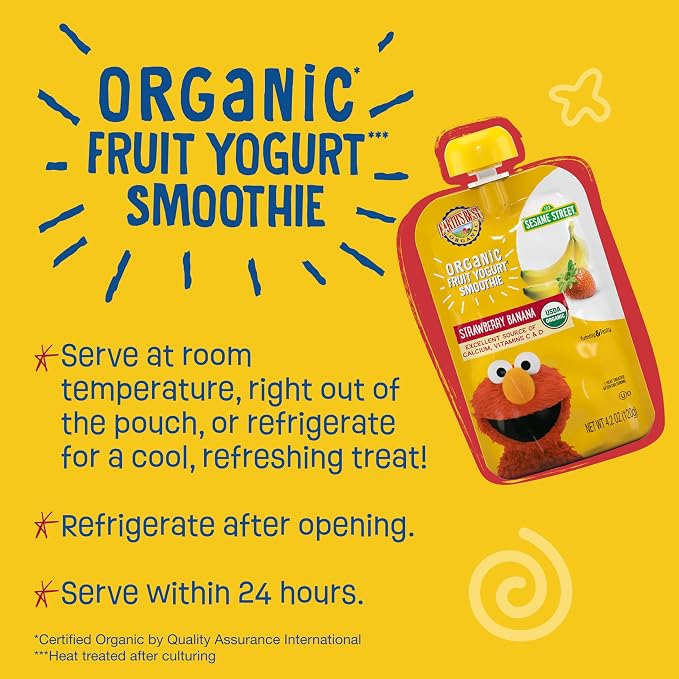 Earth's Best Organic Yogurt Smoothie Pouches - Image 3