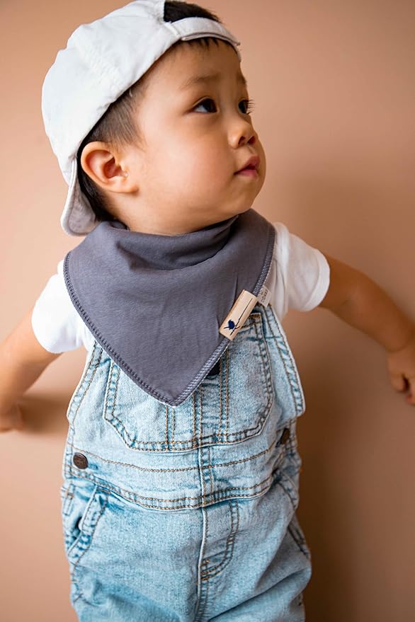 Blue Wren Magnetic Bandana Drool Bibs 5-pack - Image 5