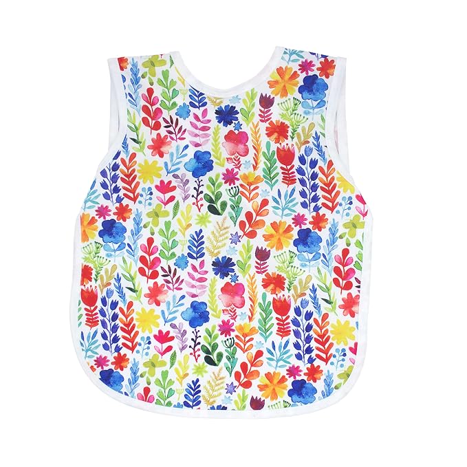 BapronBaby Rainbow Watercolor Floral Bapron by BapronBaby