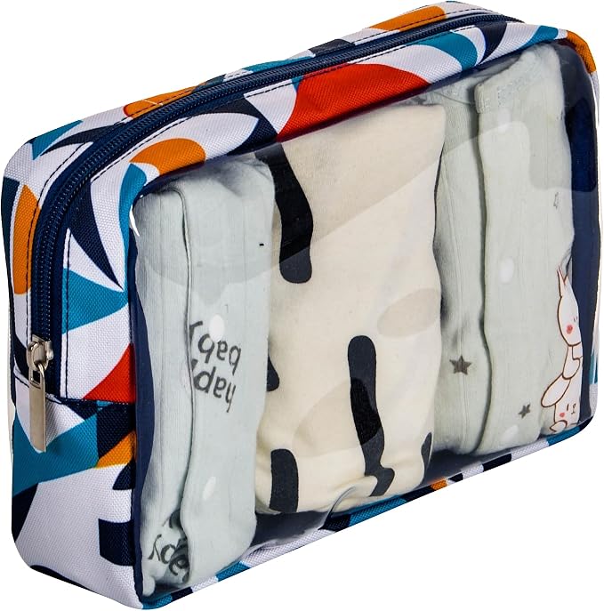 TSA Approved 5-Piece Diaper Bag Organizer Pouch Set Clear Waterproof TPU Kids - Image 8