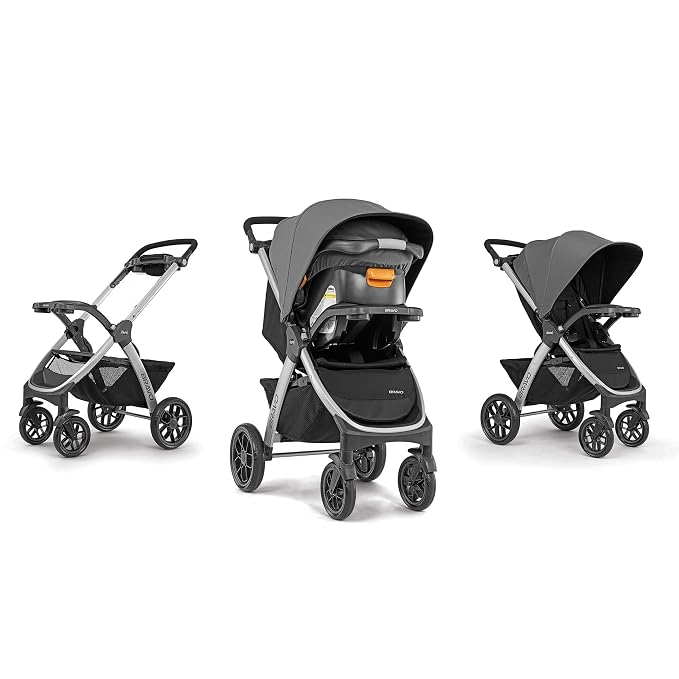 Chicco Bravo 3-in-1 Trio Travel System, Bravo Quick-Fold Stroller - Image 13