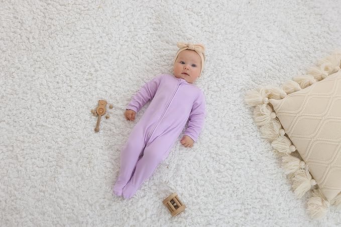 GUISBY Long Sleeve Baby Footed Pajamas - Image 5