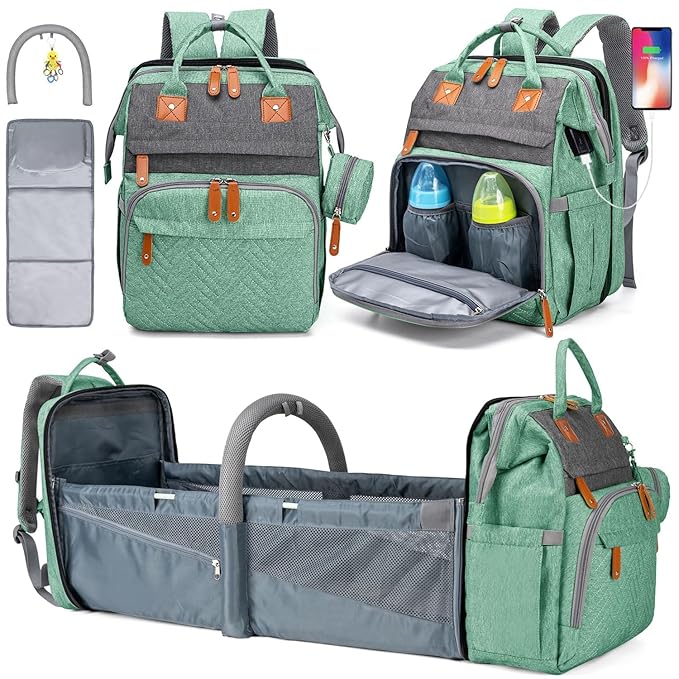 KABAQOO Diaper Bag Backpack by KABAQOO