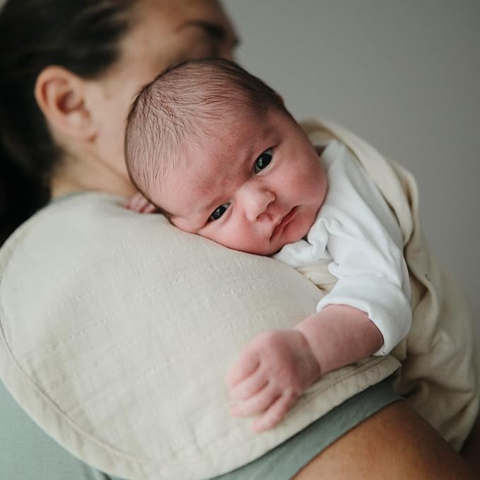 mushie Muslin Baby Burp Cloths | 100% Organic Cotton - Image 5