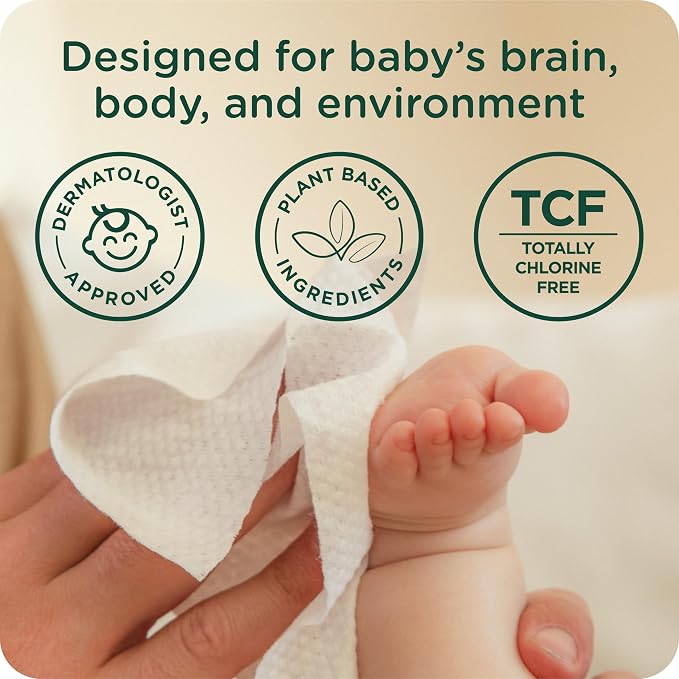 HealthyBaby Our Wet Wipes | EWG Verified Safe | 100% Water & Plant Based | - Image 3