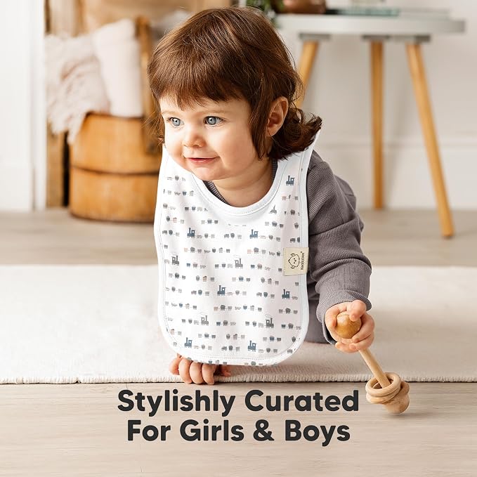 8-Pack Baby Bibs for Boys, Girls - Image 7