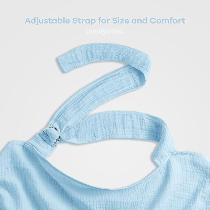 Comfy Cubs Muslin Nursing Cover, 100% Muslin Breastfeeding Cover - Image 3