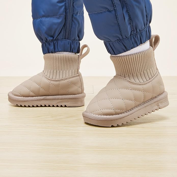 BMCiTYBM Girls Boys Snow Boots Warm Winter Fur Lined Baby Shoes - Image 2