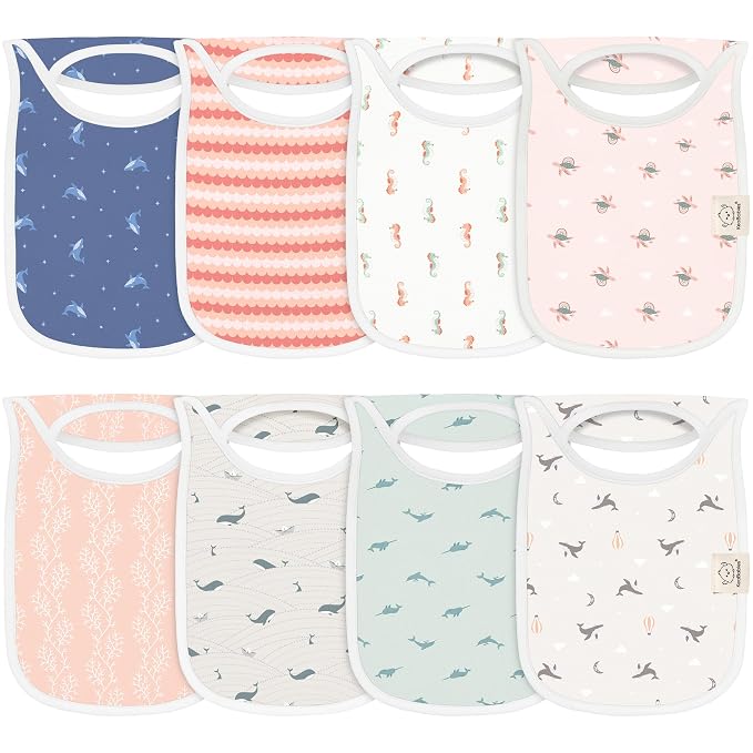 8-Pack Baby Bibs for Boys, Girls by KeaBabies